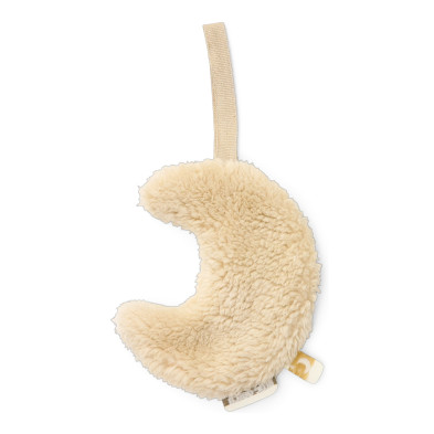 LITTLE DUTCH. Υφασμάτινο ντουντού Φεγγαράκι με κλιπ πιπίλας - Pure Soft Beige