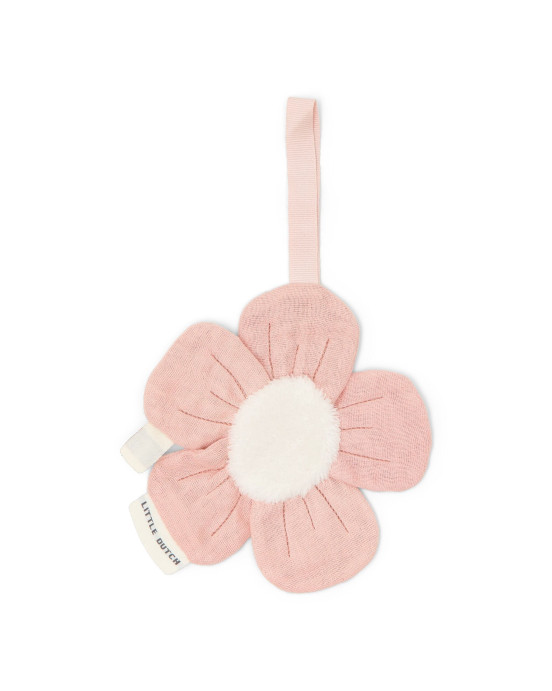 LITTLE DUTCH. Υφασμάτινο ντουντού Λουλουδάκι με κλιπ πιπίλας