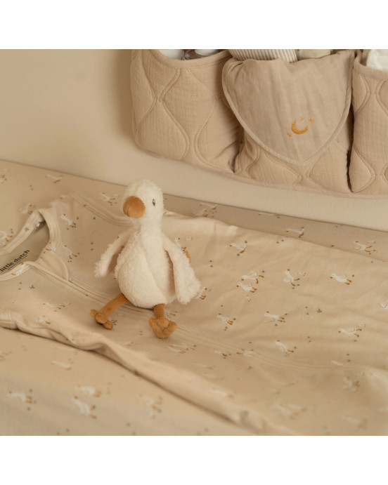 LITTLE DUTCH. Κάλυμμα μαξιλαριού αλλαξιέρας Little Goose (μπεζ)