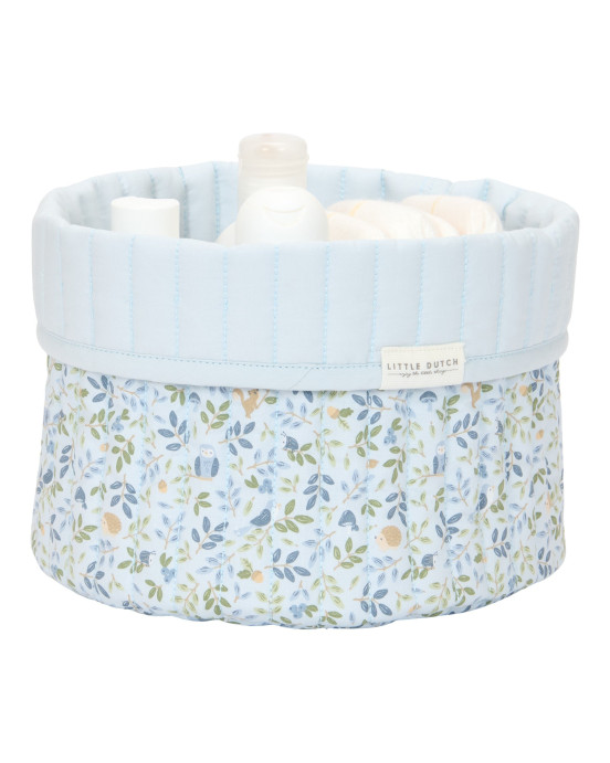 LITTLE DUTCH. Καλάθι αλλαξιέρας καπιτονέ μικρό Forest Adventure (δύο όψεων)