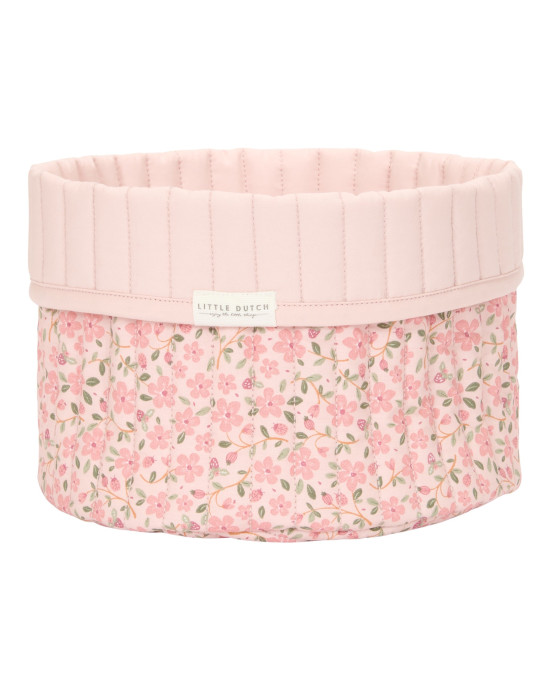 LITTLE DUTCH. Καλάθι αλλαξιέρας καπιτονέ μικρό Fairy Floral (δύο όψεων)