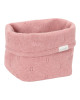 LITTLE DUTCH. Καλάθι αλλαξιέρας πλεκτό μικρό Pure Pink Blush