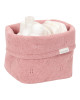 LITTLE DUTCH. Καλάθι αλλαξιέρας πλεκτό μικρό Pure Pink Blush