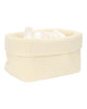 LITTLE DUTCH. Καλάθι αλλαξιέρας πλεκτό μεγάλο Pure Soft White