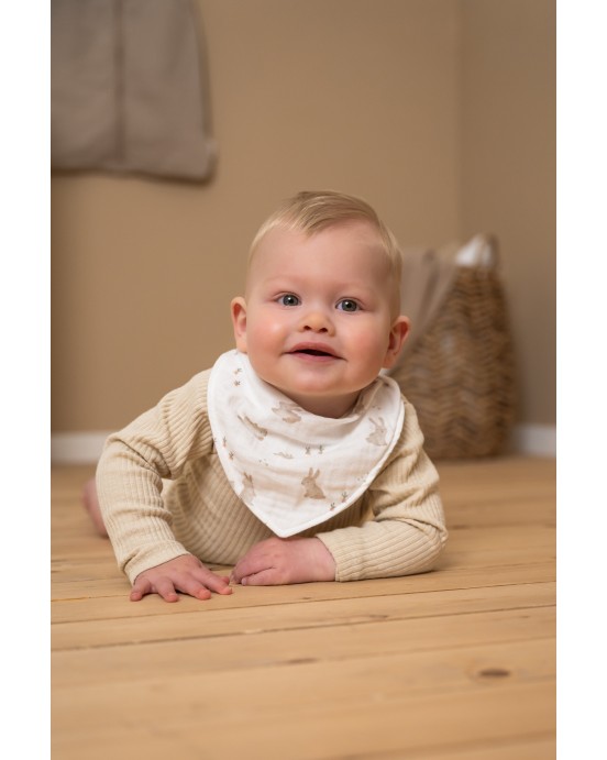 LITTLE DUTCH. Σαλιάρα-μπαντάνα από μουσελίνα Baby Bunny LITTLE DUTCH. Σαλιάρα-μπαντάνα από μουσελίνα Baby Bunny