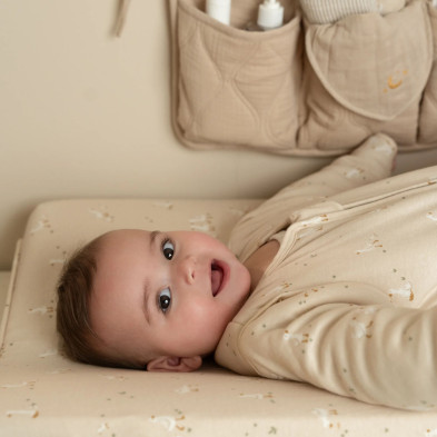 LITTLE DUTCH. Σετ 2 σαλιάρες-μπαντάνες Pure Soft Beige