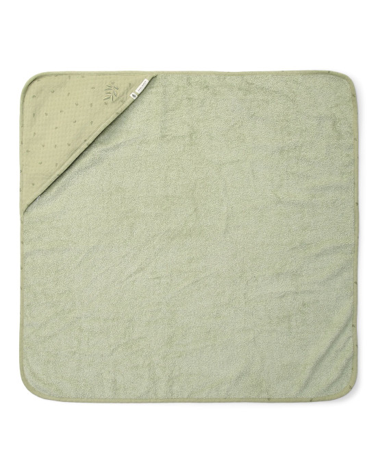 LITTLE DUTCH. Μπουρνουζοπετσέτα Pure Sage 75x75