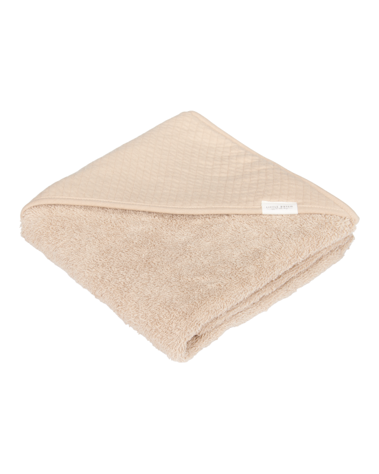 LITTLE DUTCH. Μπουρνουζοπετσέτα Pure Beige 75x75