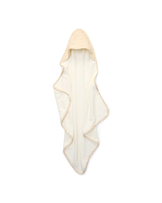 LITTLE DUTCH. Μπουρνουζοπετσέτα Little Goose 75x75 (εκρού)