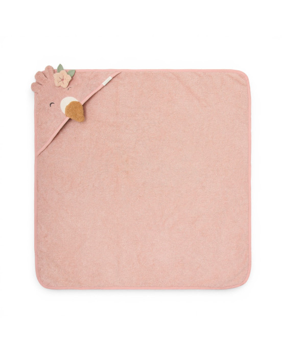 LITTLE DUTCH. Μπουρνουζοπετσέτα Flamingo 75x75