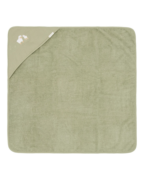 LITTLE DUTCH. Μπουρνουζοπετσέτα με κέντημα Little Farm 75x75