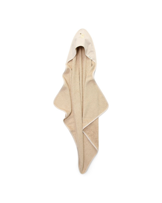 LITTLE DUTCH. Μπουρνουζοπετσέτα με κέντημα Baby Bunny 75x75