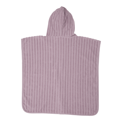 LITTLE DUTCH. Παιδικό πόντσο Jacquard Terry (μωβ)