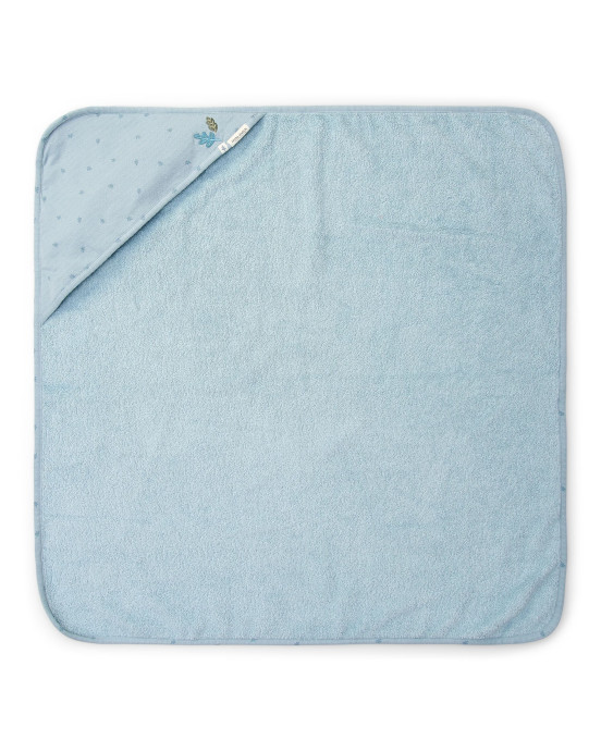 LITTLE DUTCH. Μπουρνουζοπετσέτα Pure Denim Blue 100x100