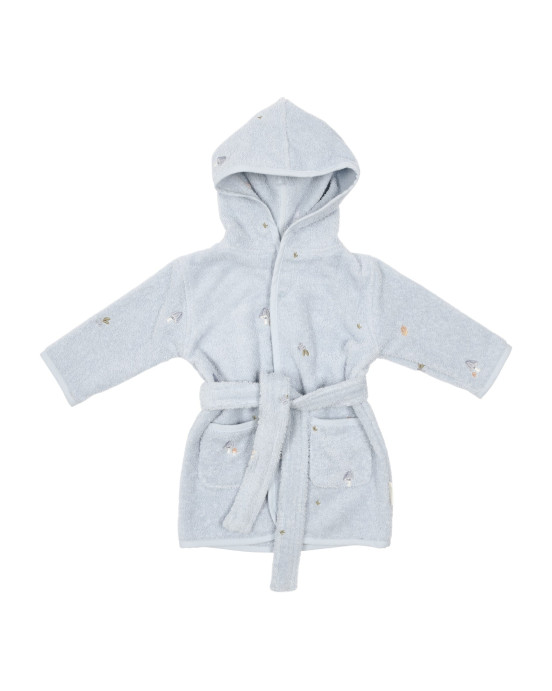 LITTLE DUTCH. Μπουρνούζι με κέντημα Blue - No 74/80