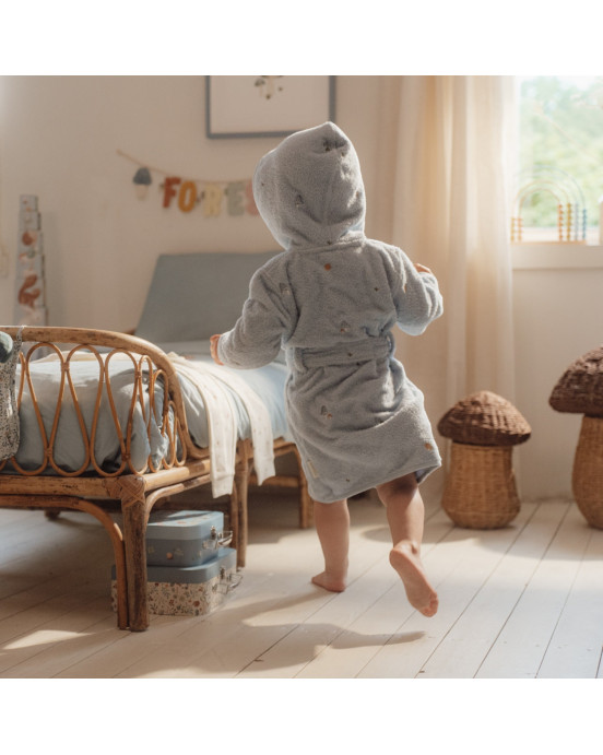 LITTLE DUTCH. Μπουρνούζι με κέντημα Blue - No 86/92