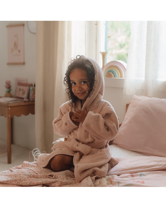 LITTLE DUTCH. Μπουρνούζι με κέντημα Blossom - Νο 98/104