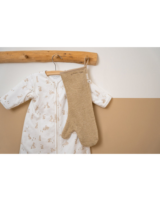 LITTLE DUTCH. Βρεφικό γάντι μπάνιου Beige
