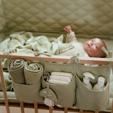 LITTLE DUTCH. Σετ 2 πανάκια αγκαλιάς από μουσελίνα Pure Sage 70x70