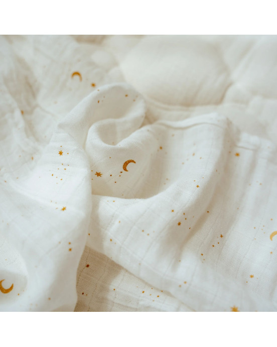 LITTLE DUTCH. Σετ 2 πανάκια αγκαλιάς από μουσελίνα Little Goose 70x70