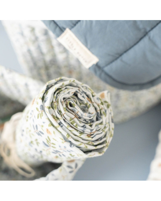 LITTLE DUTCH. Πανάκι αγκαλιάς - ύπνου από μουσελίνα Forest Adventure 120 x 120