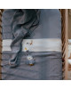 LITTLE DUTCH. Πανάκι αγκαλιάς - ύπνου από μουσελίνα Pure Denim Blue 120x120