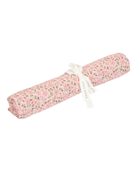 LITTLE DUTCH. Πανάκι αγκαλιάς - ύπνου από μουσελίνα Fairy Floral 120 x 120