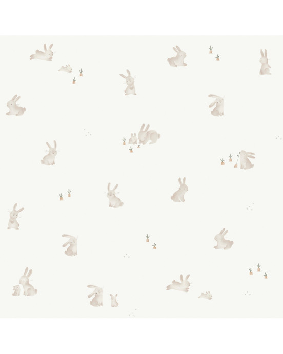LITTLE DUTCH. Ταπετσαρία τοίχου Baby Bunny