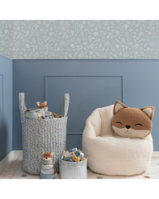 LITTLE DUTCH. Ταπετσαρία τοίχου Forest Wonders Denim Blue