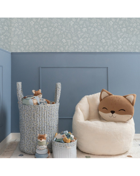 LITTLE DUTCH. Ταπετσαρία τοίχου Forest Wonders Denim Blue