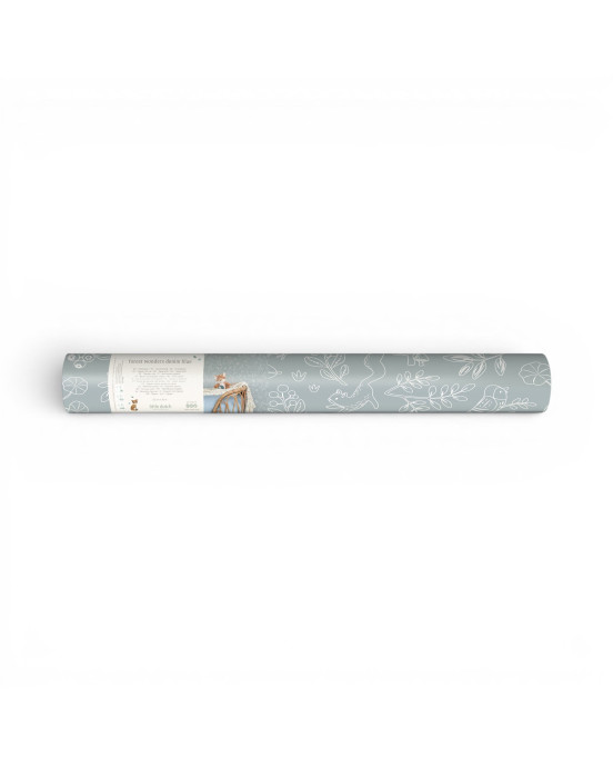 LITTLE DUTCH. Ταπετσαρία τοίχου Forest Wonders Denim Blue