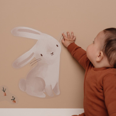 LITTLE DUTCH. Σετ 3 αυτοκόλλητα τοίχου Baby Bunny