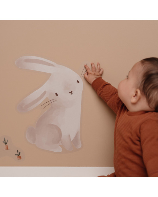 LITTLE DUTCH. Σετ 3 αυτοκόλλητα τοίχου Baby Bunny