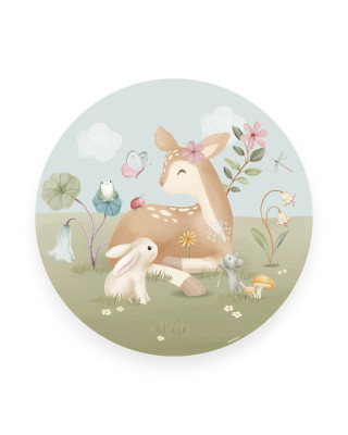 LITTLE DUTCH. Ταπετσαρία τοίχου στρογγυλή Fairy Garden