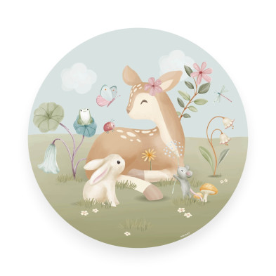LITTLE DUTCH. Ταπετσαρία τοίχου στρογγυλή Fairy Garden