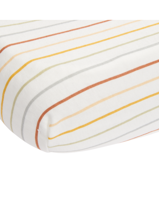 LITTLE DUTCH. Σεντόνι με λάστιχο Vintage Sunny Stripes 40x80