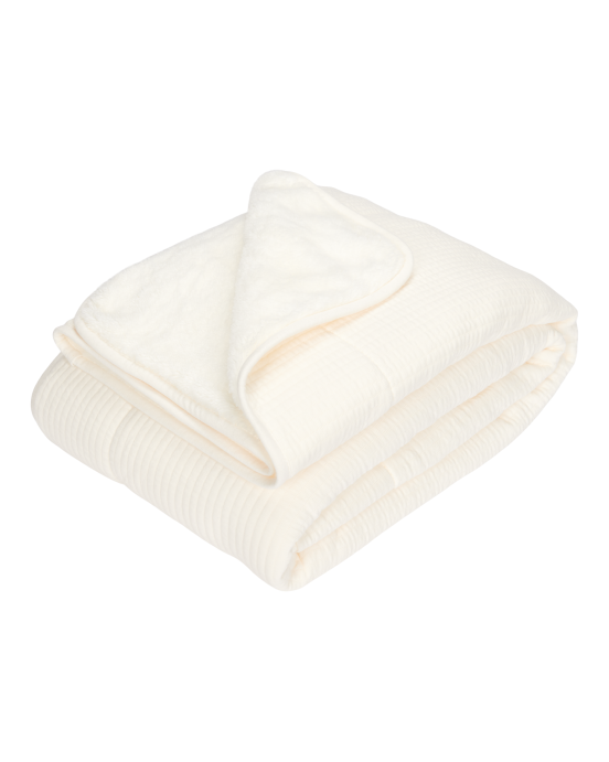 LITTLE DUTCH. Κουβέρτα Pure Soft White 110 x 140