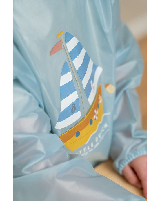 LITTLE DUTCH. Μπλουζάκι-ποδιά ζωγραφικής Sailors Bay