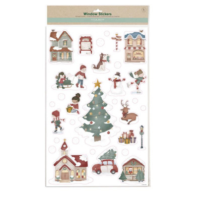 LITTLE DUTCH. Χριστουγεννιάτικα αυτοκόλλητα παραθύρου