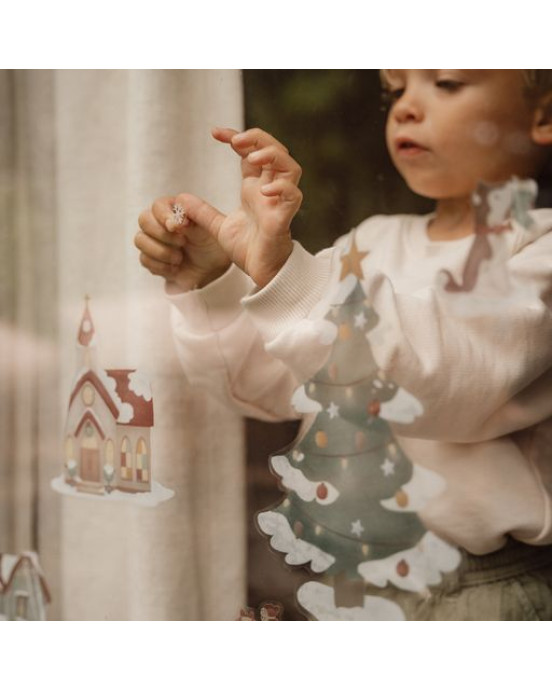 LITTLE DUTCH. Χριστουγεννιάτικα αυτοκόλλητα παραθύρου
