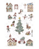 LITTLE DUTCH. Χριστουγεννιάτικα αυτοκόλλητα παραθύρου