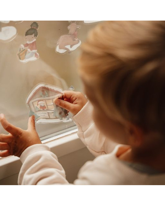 LITTLE DUTCH. Χριστουγεννιάτικα αυτοκόλλητα παραθύρου
