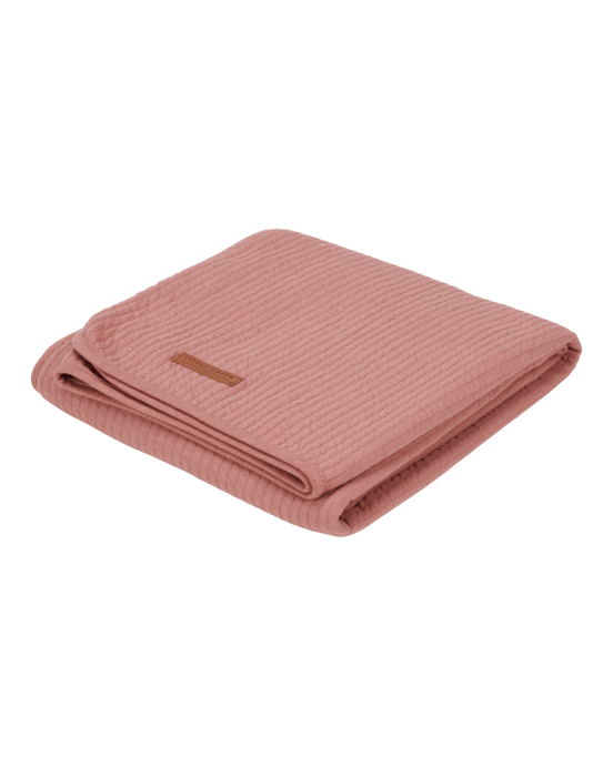 LITTLE DUTCH. Κουβέρτα καλοκαιρινή Pure Pink Blush 110 x 140