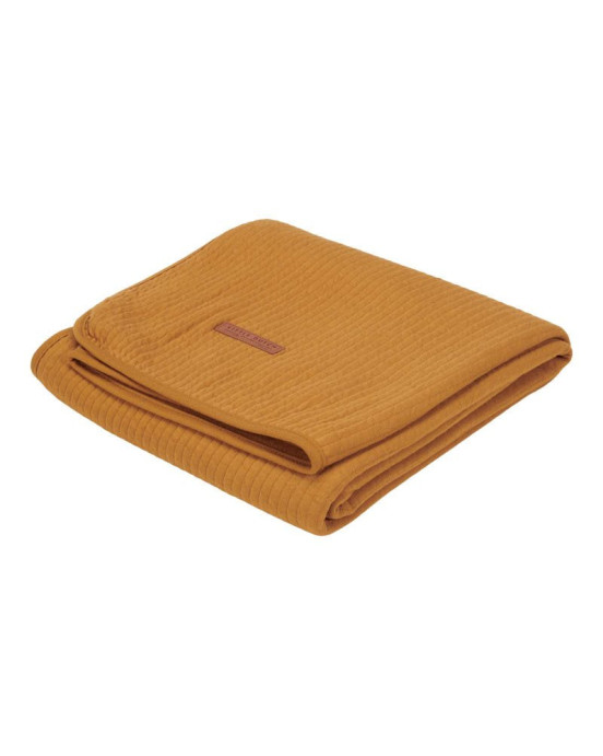 LITTLE DUTCH. Κουβέρτα καλοκαιρινή Pure Ochre Spice 110 x 140