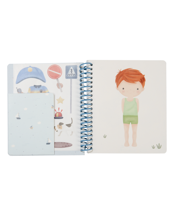 LITTLE DUTCH. Βιβλιαράκι Dress me up Jim & Friends