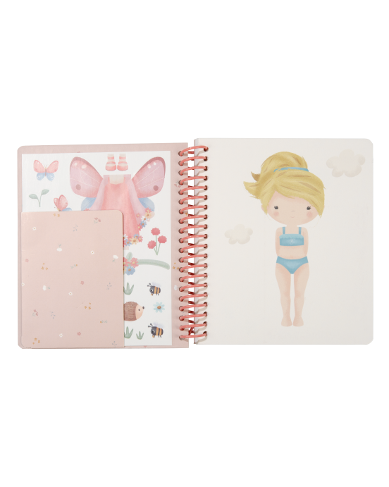 LITTLE DUTCH. Βιβλιαράκι Dress me up Rosa & Friends