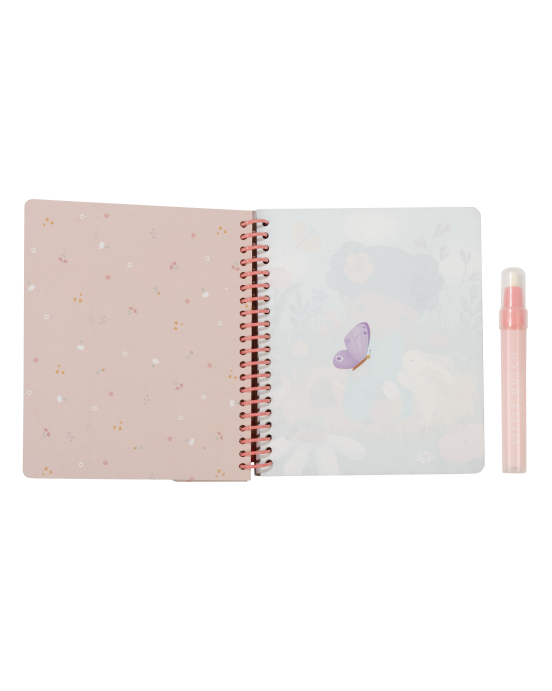 LITTLE DUTCH. Βιβλίο ζωγραφικής Water reveal Rosa & Friends