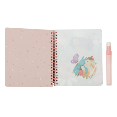 LITTLE DUTCH. Βιβλίο ζωγραφικής Water reveal Rosa & Friends