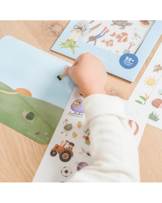 LITTLE DUTCH. Επαναχρησιμοποιούμενα αυτοκόλλητα Jim & Friends