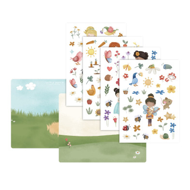 LITTLE DUTCH. Επαναχρησιμοποιούμενα αυτοκόλλητα Rosa & Friends